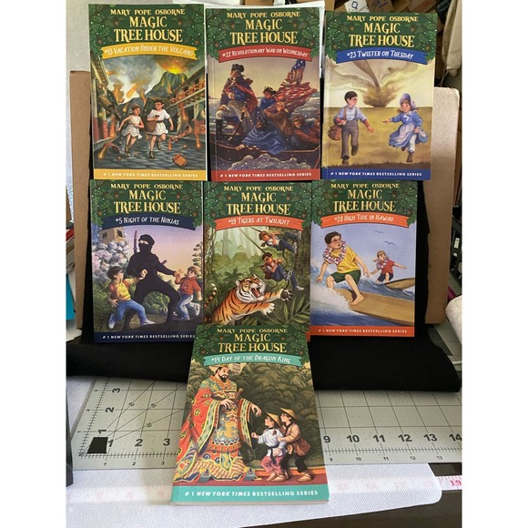Magic Tree House Mary Pope Osborne  Seven Books 5 13 14 19 22 23 28 Titles Below - Picture 4 of 7